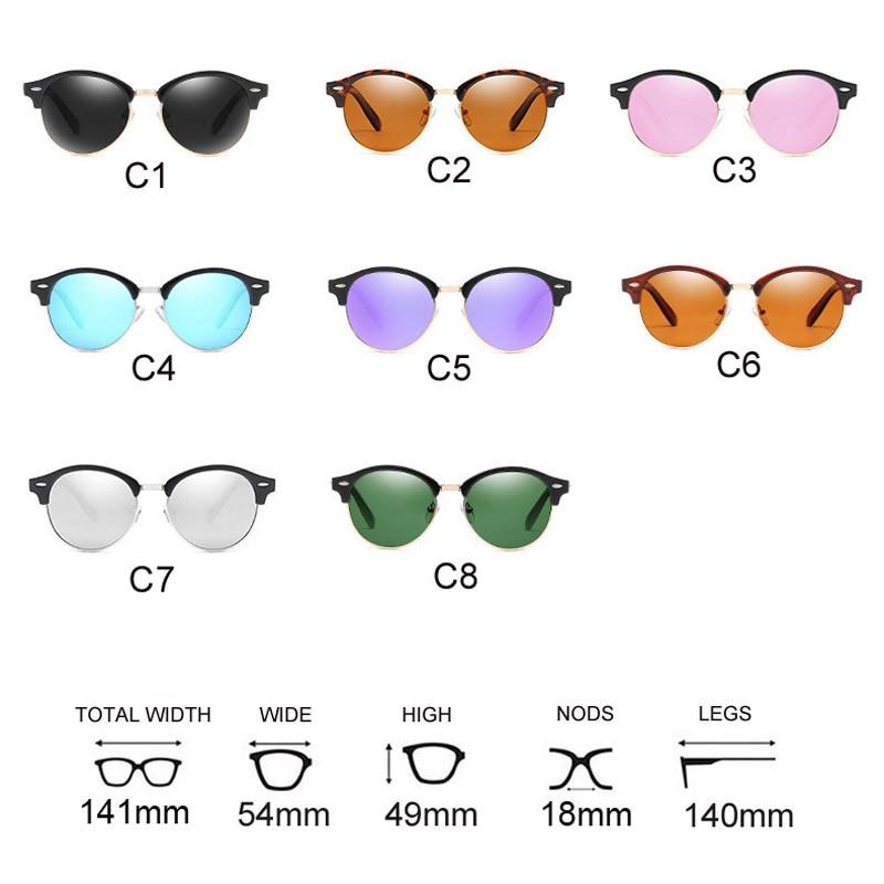 Polarized Sunglasses Women 2019 Cool Round Sun Glasses Fashion Driving Eyewear Lady Luxury Brand Goggles Black Pink Oculos