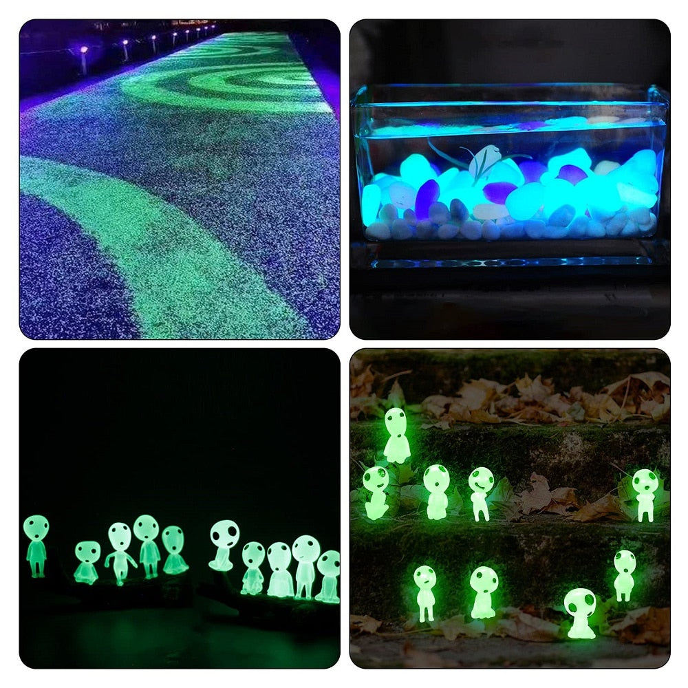 10/20Pcs Luminous Tree Spirits Micro Landscape Figure Ornament Outdoor Glowing Miniature Statue Potted Mini Garden Accessories #NS54 _mkpt