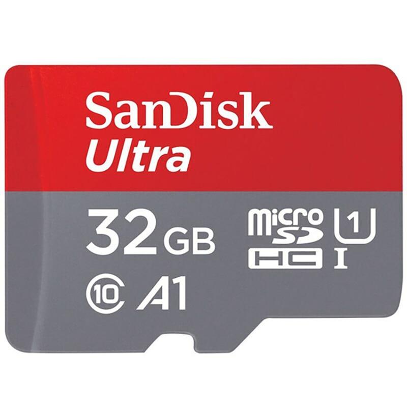 SanDisk Ultra Memory Card microSDHC/microSDXC UHS-I C10 U1 A1 Trans Flash Card 16GB 32GB 64GB 128GB 100MB/s with Adapter TF Card