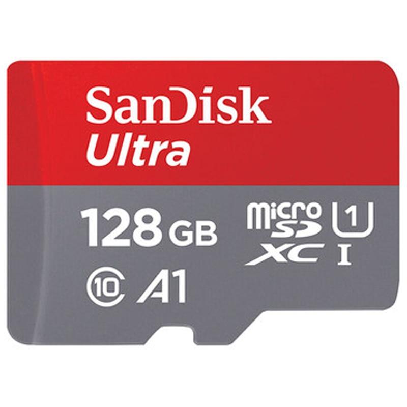SanDisk Ultra Memory Card microSDHC/microSDXC UHS-I C10 U1 A1 Trans Flash Card 16GB 32GB 64GB 128GB 100MB/s with Adapter TF Card