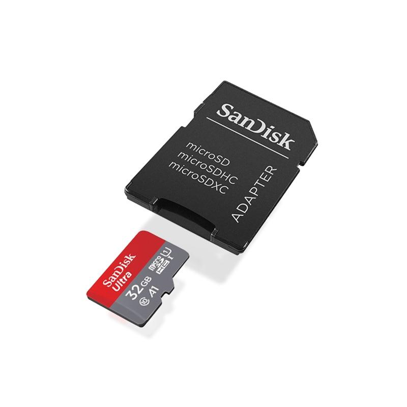 SanDisk Ultra Memory Card microSDHC/microSDXC UHS-I C10 U1 A1 Trans Flash Card 16GB 32GB 64GB 128GB 100MB/s with Adapter TF Card