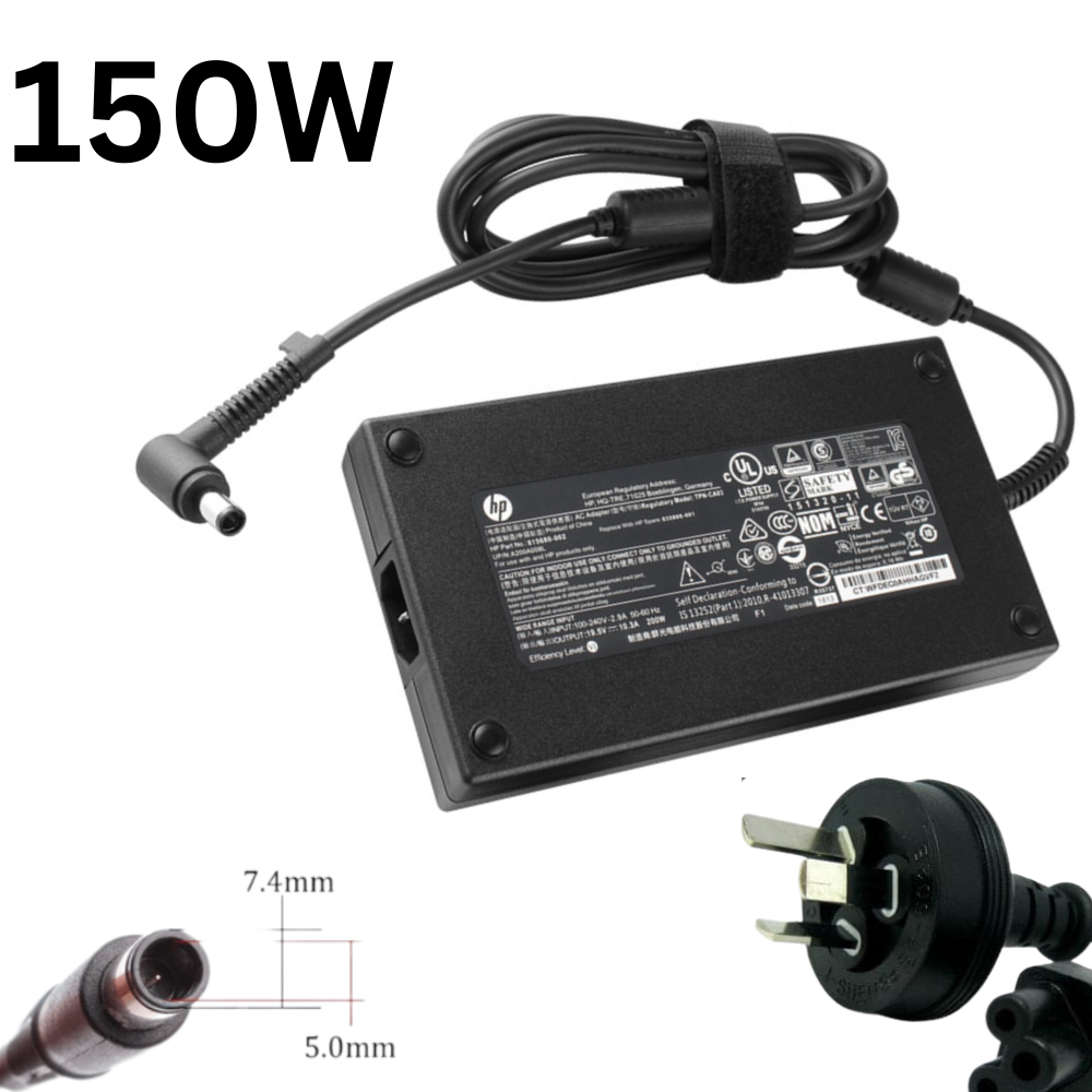 19.5V-7.7A/150W7.4x5.0 HP ZBook 15 & Elitebook 8560w 8760w AC Power Supply Adapter Charger