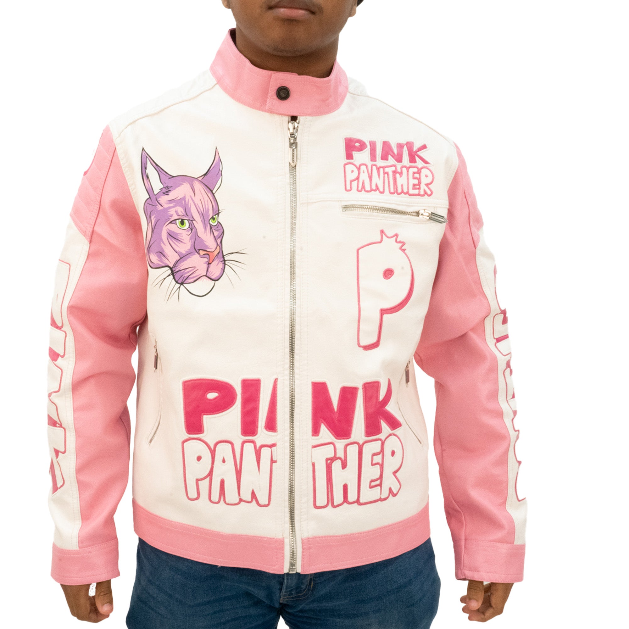 PINK PANTHER MOTO RACING JACKET (PINK)