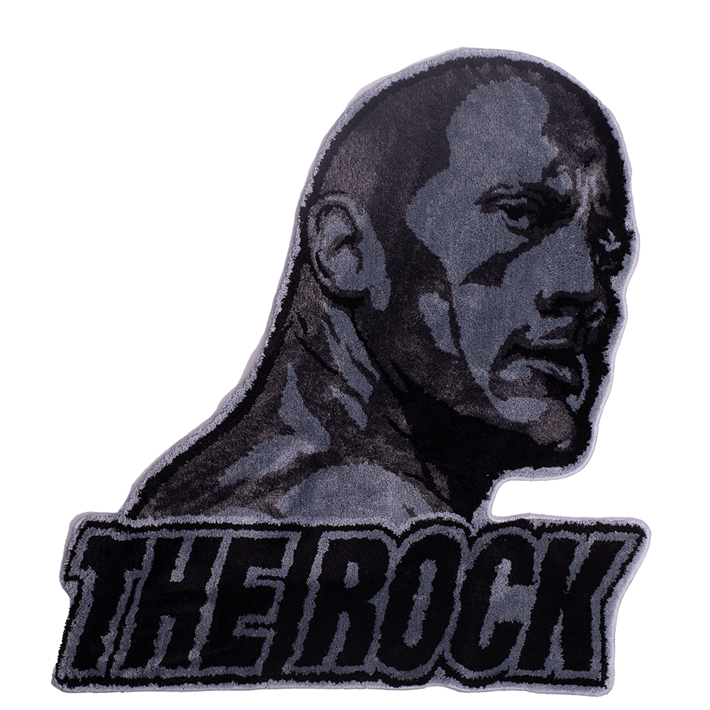 THE ROCK WWE RUG