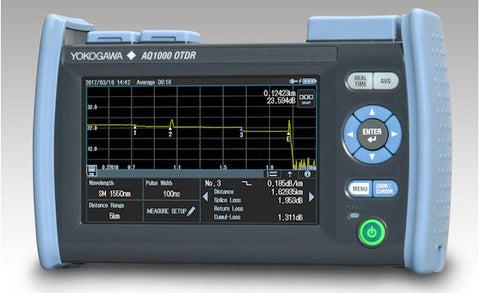 YOKOGAWA OTDR AQ1000 1310/1550nm 32/30dB AQ1000 Réflectomètre optique dans le domaine temporel - épisseuse à fusion, machine d'épissure, otdr, kits d'outils pour fibres-épisseuse à fusion TEKCN