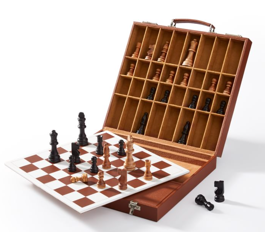 Leather Chess Game Set