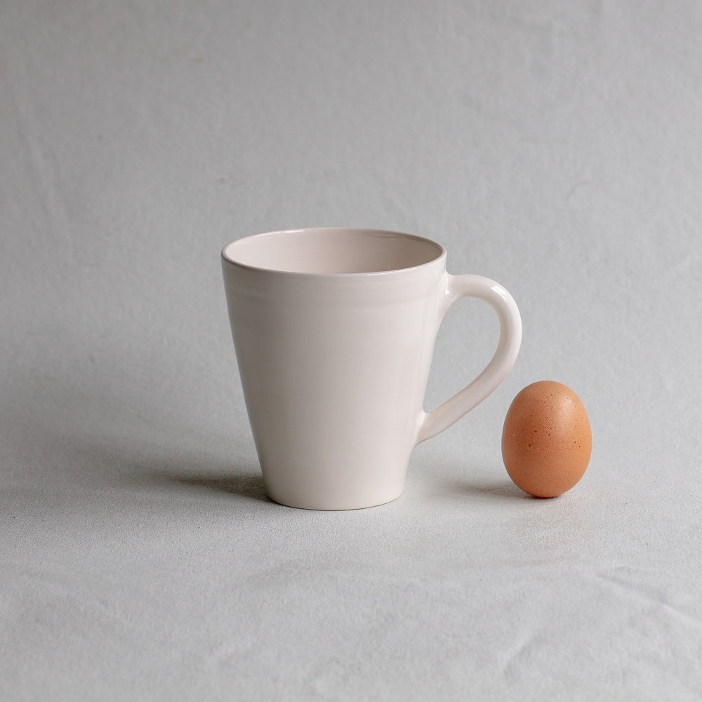 Creamware Hand Cast Mug