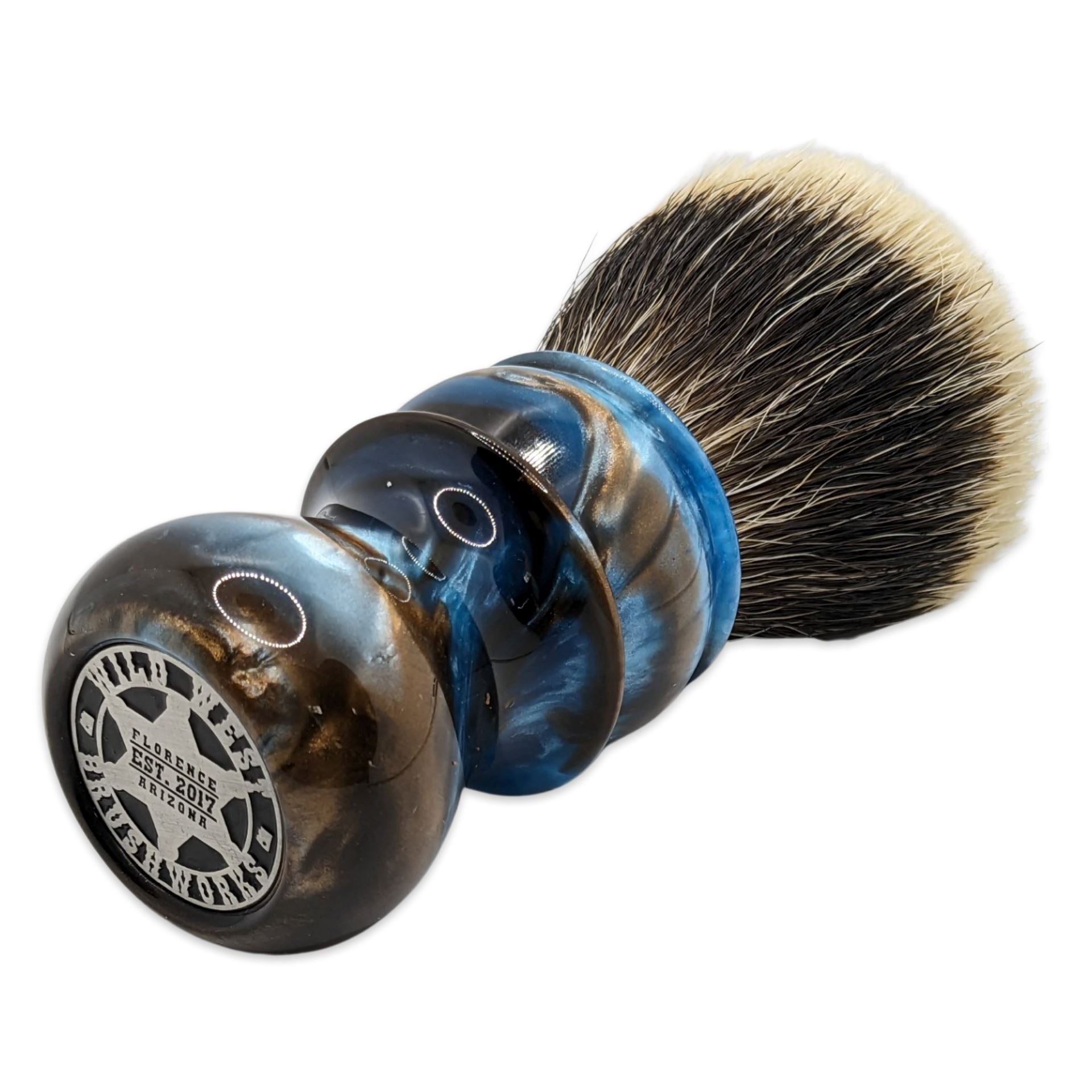 Santa Cruz Shaving Brush with Sweet Spot Badger knot (26mm) - by Wild West Brushworks (Pre-Owned)