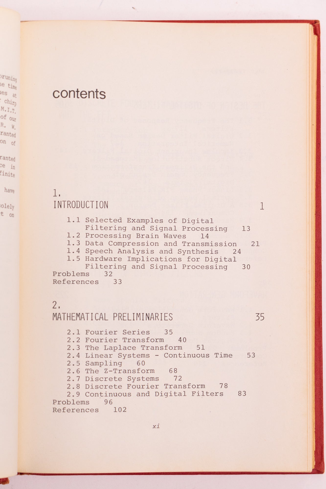 Digital Filtering and Signal Processing