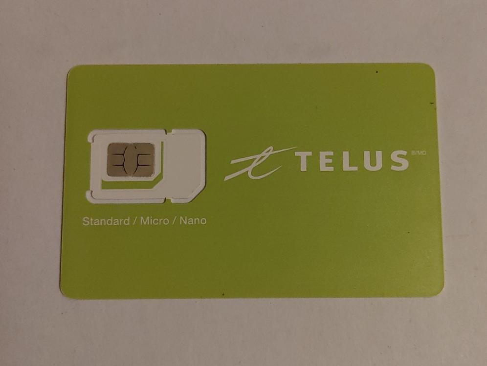 Time For All Kinds - New Telus Multi SIM 3 In 1 Adapter SIM Card