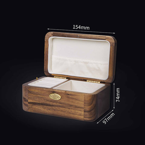 Wooden Music Box with Jewelry Box Dimensions