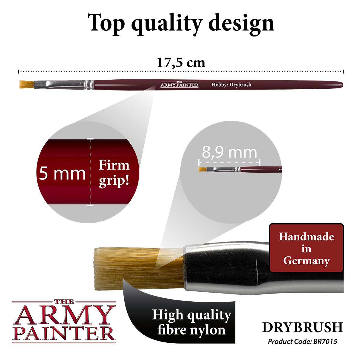 The Army Painter - Hobby Series Brush: Drybrush (BR7015)