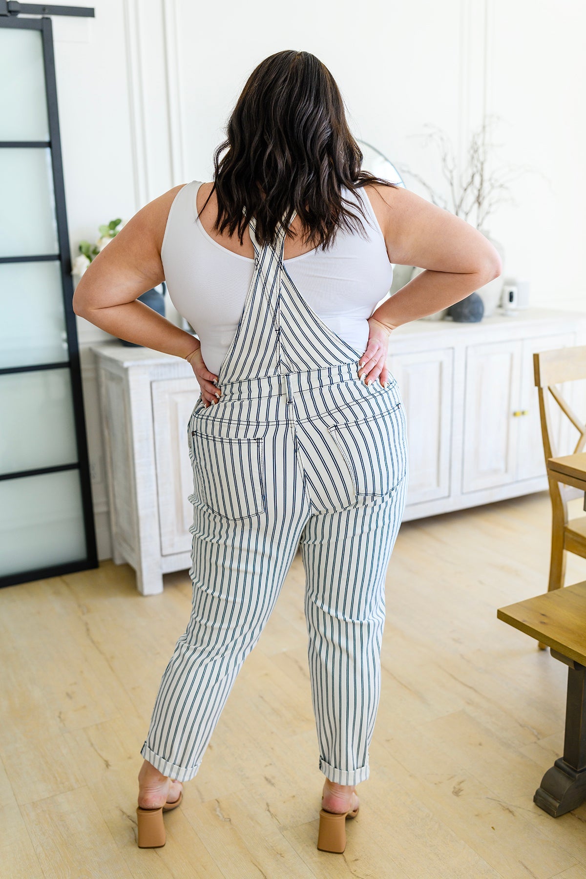 Judy Blue Railroad Stripe Overalls