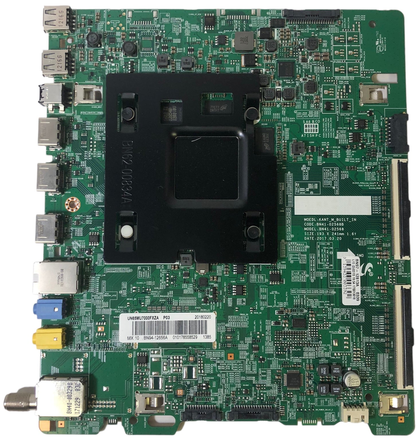 Samsung BN94-12656A Main Board for UN65MU7000FXZA