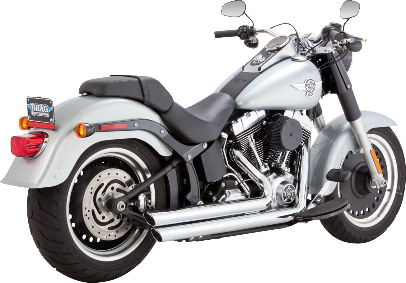 VANCE & HINES Big Shots Staggered Exhaust System - Chrome 17339