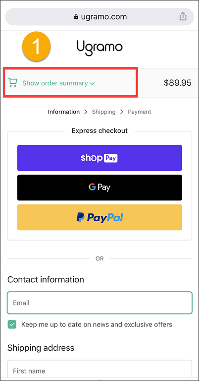 How To Use Discount Code Ugramo
