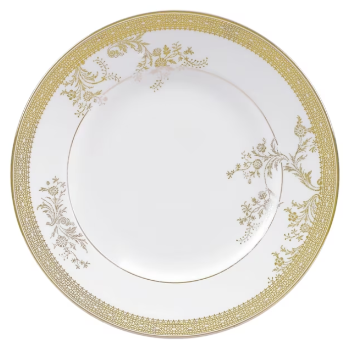 Vera Wang Lace Gold Salad Plate 8 inches