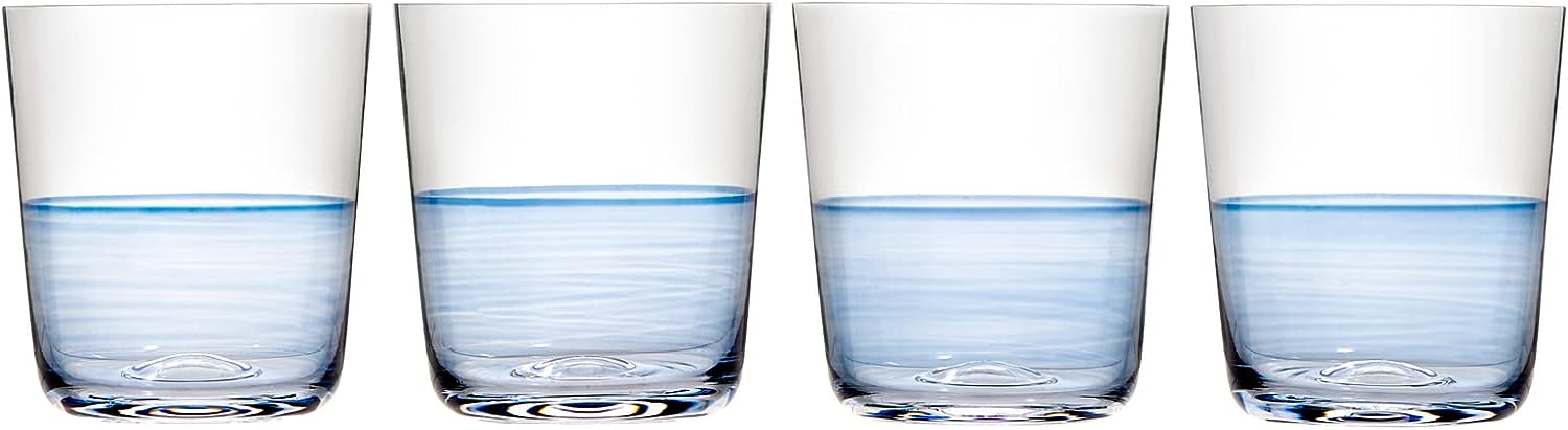 Royal Doulton 1815 Tumblers, Blue, Set/4