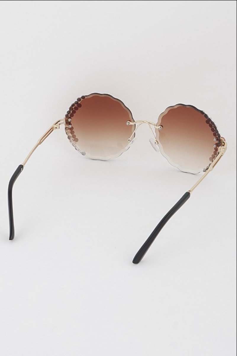 Glitz & Glam Jeweled Sunglasses