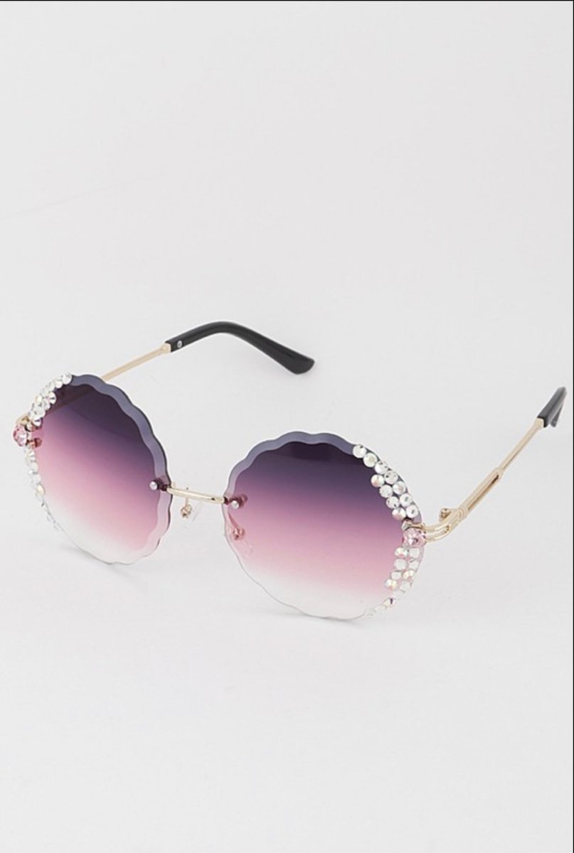 Glitz & Glam Jeweled Sunglasses