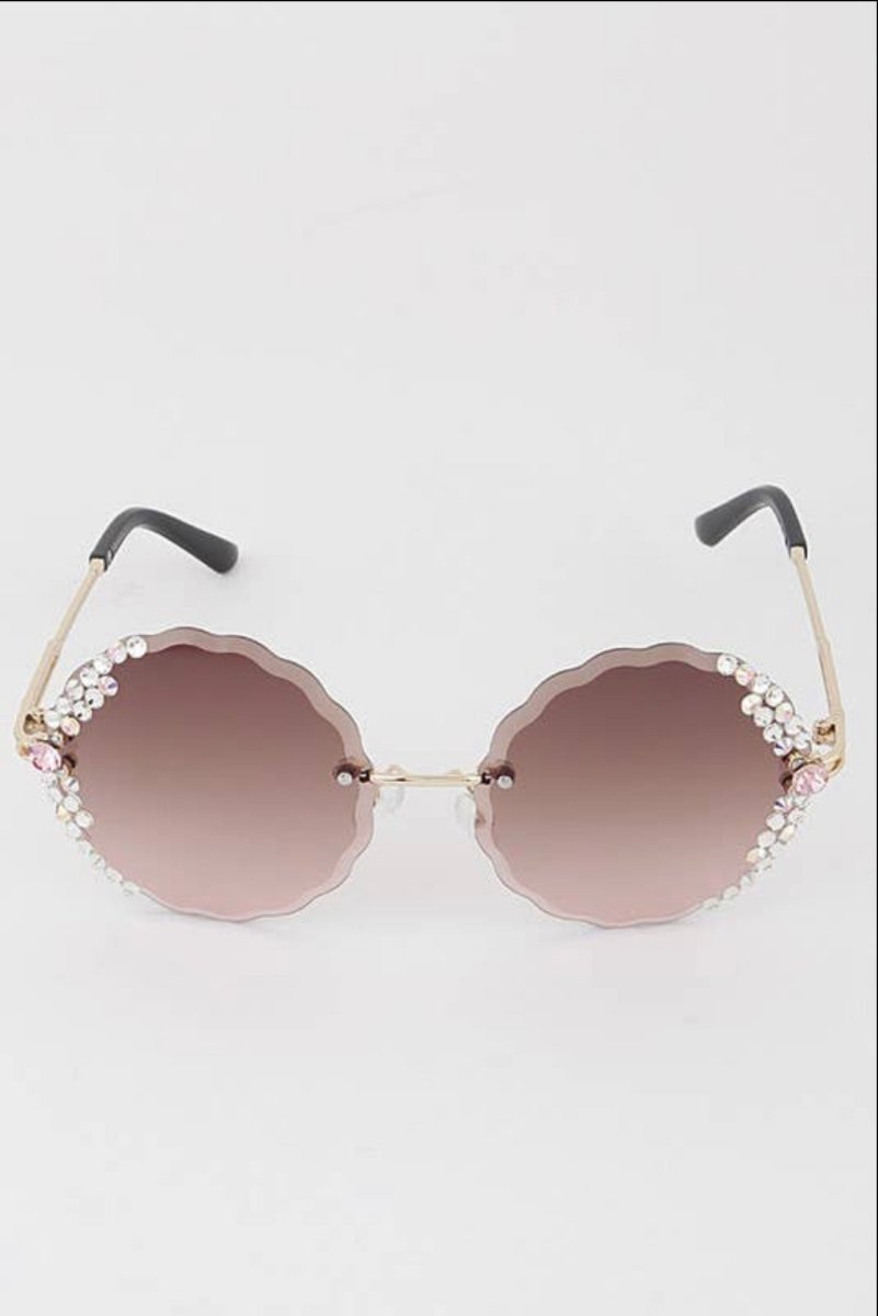 Glitz & Glam Jeweled Sunglasses