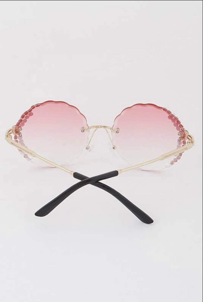 Glitz & Glam Jeweled Sunglasses