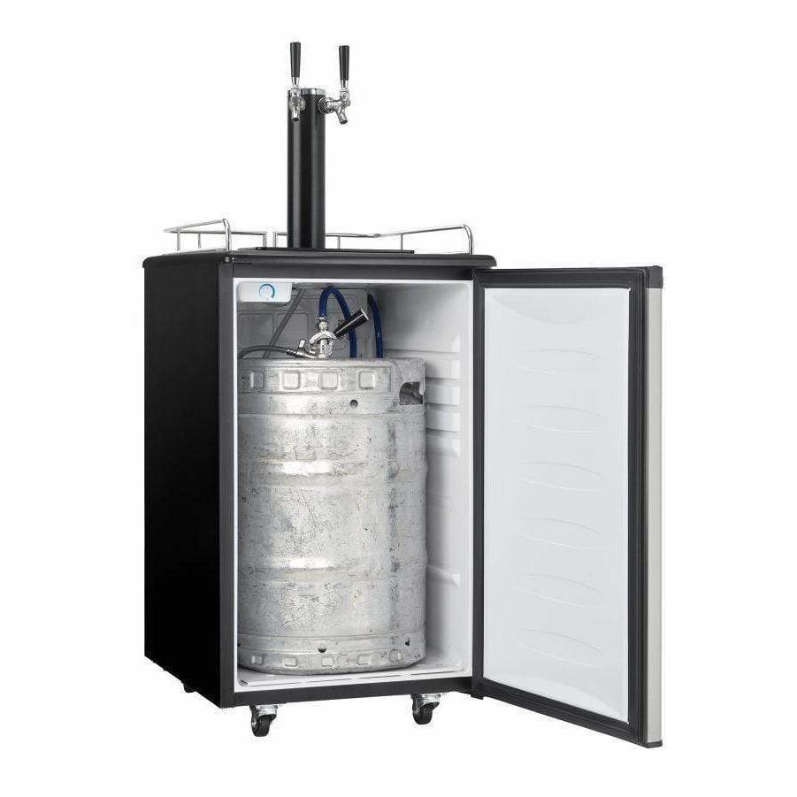 Danby 5.4 Cu. ft. Dual-Tap Kegerator DKC054A1BSL2DB