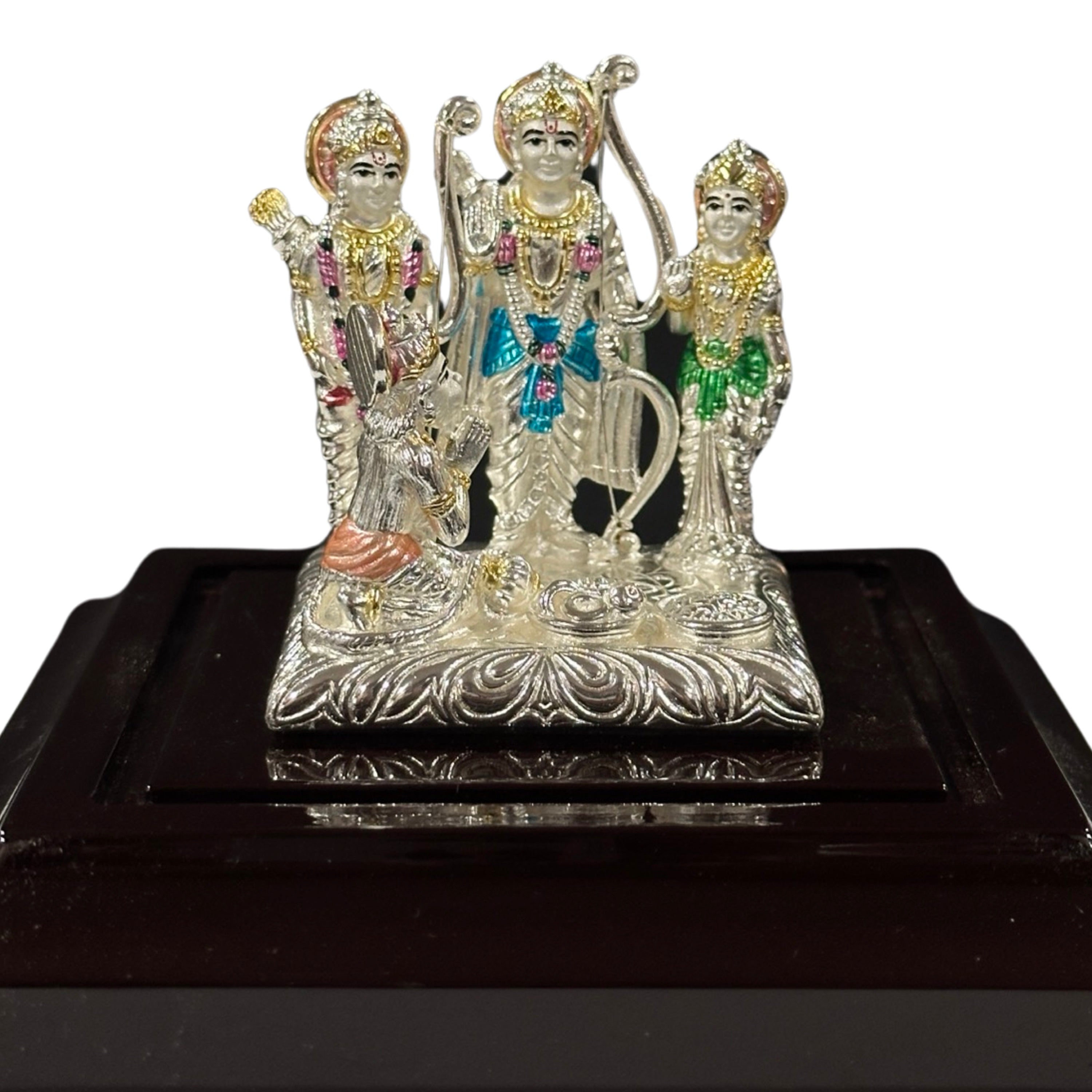 999 Pure Silver Ram Darbar Murthi Idol / Statue (Figurine #01)