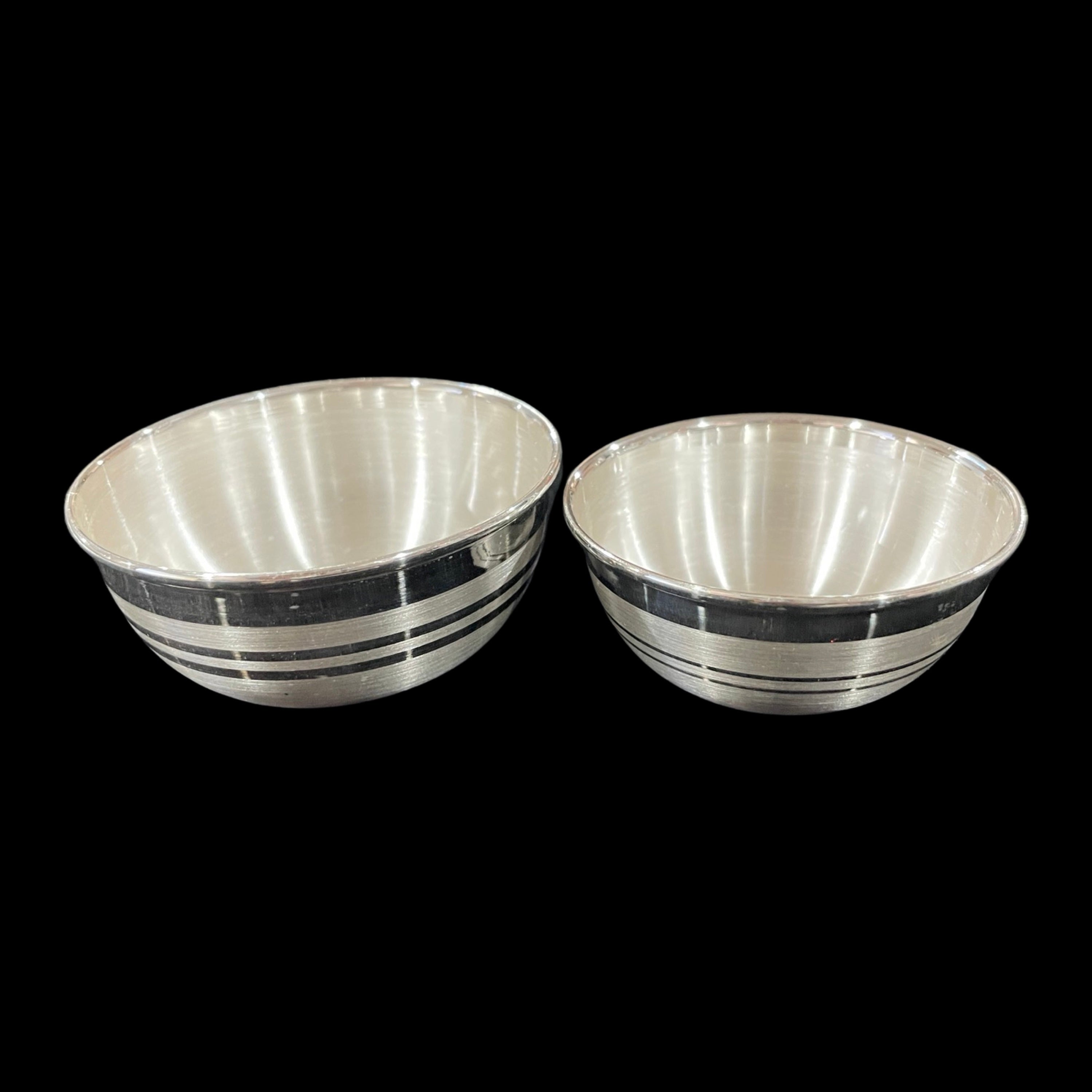 999 Pure Silver Hallmarked Designer Combo Bowl Set - Set#01