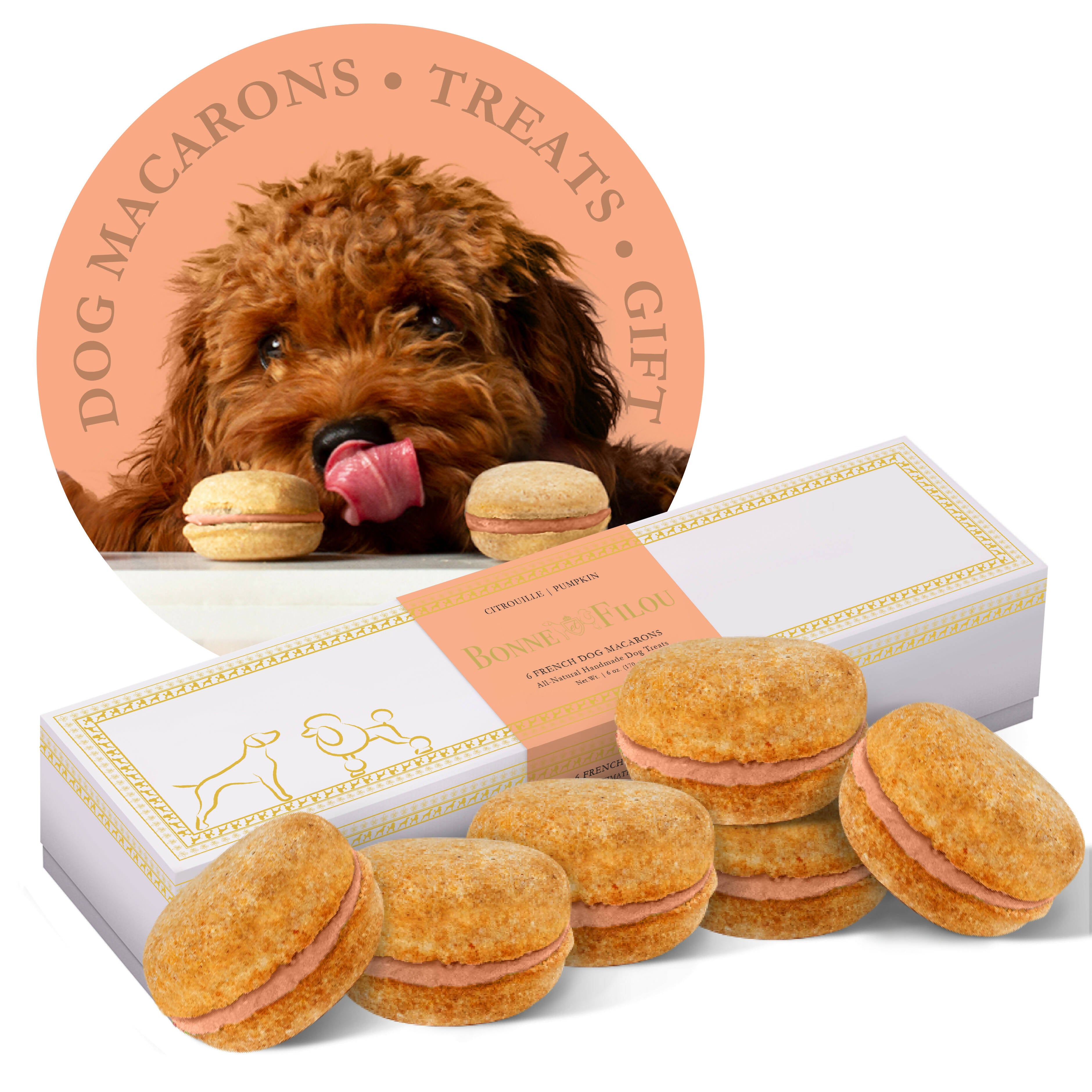 Dog Macarons - Box of 6 (Dog Treats | #1 Gift)