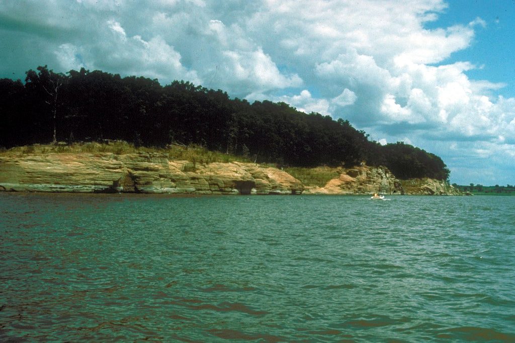 paddle boarding in Iowa Lake Red Rock, Knoxville