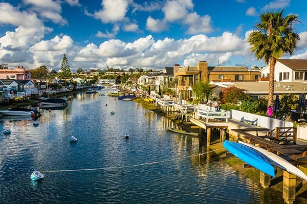 Balboa Island Southern California paddle boarding