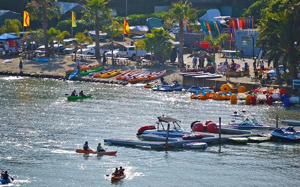 Carlsbad Lagoon southern california paddle boarding