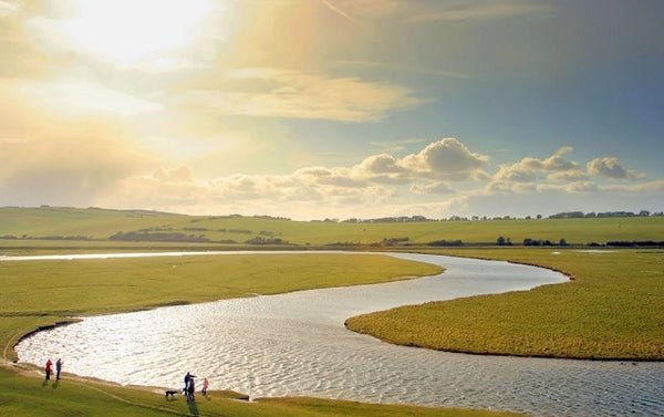 cuckmere haven paddle boarding in the uk