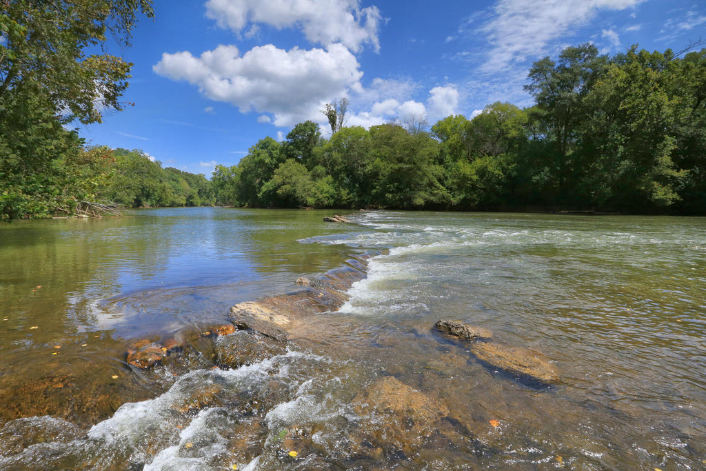 Etowah River paddle boarding in Georgia