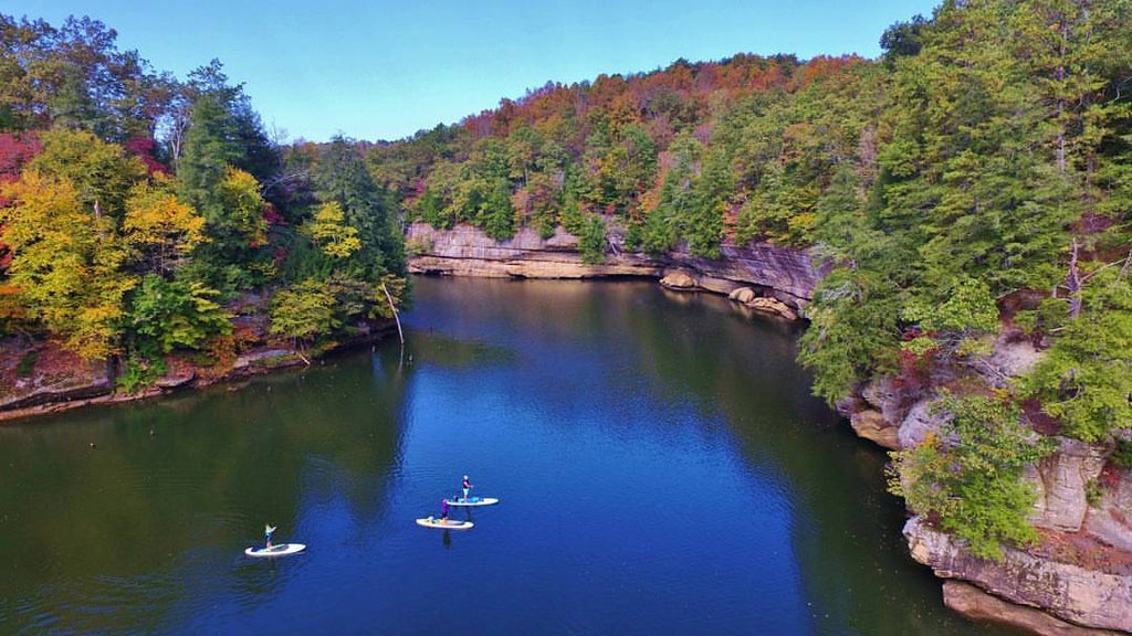 paddle boarding grayson lake Kentucky