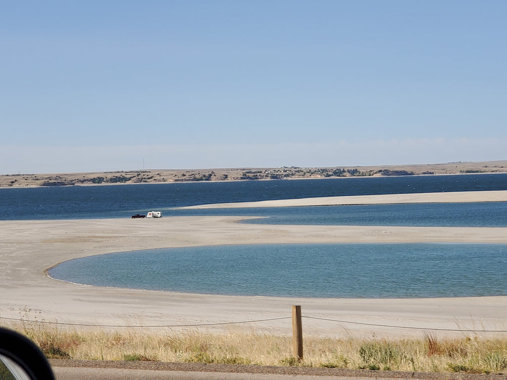 Lake McConaughy stand up paddle boarding in Nebraska