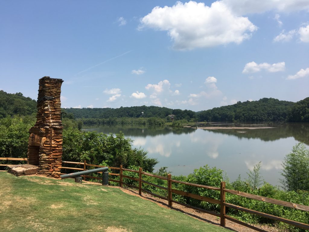 Morgan Falls Overlook Park Atlanta paddle boarding