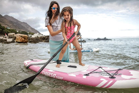 teach your kid to paddle board