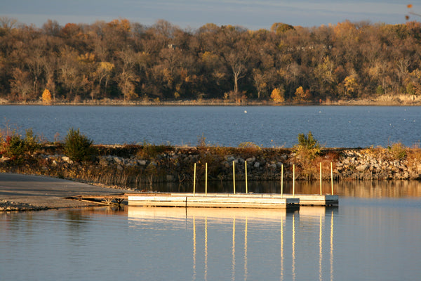 Clinton State Park paddle boarding in Kansas