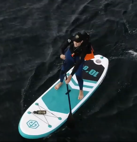 paddle boarding in Iowa