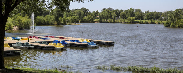 O.J.Watson Park paddle boarding in Kansas