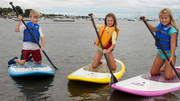 paddle boarding with kids