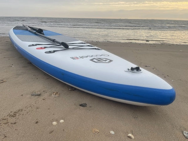 winter paddle boarding