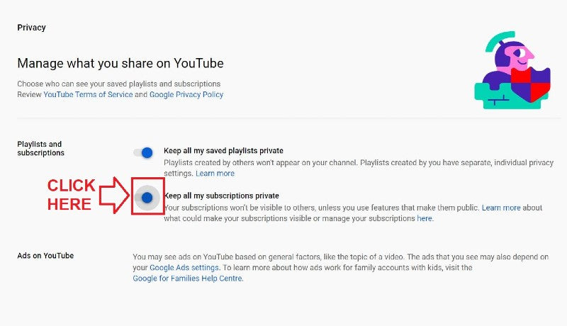 Privacy Options For YouTube
