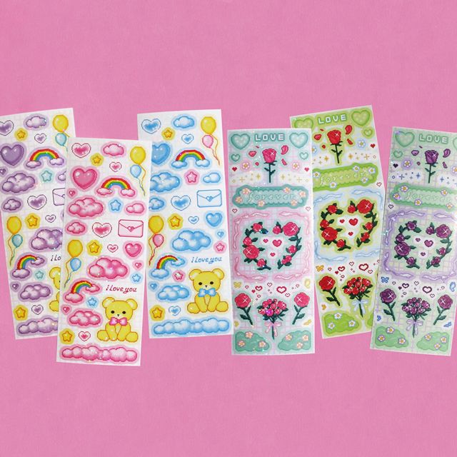 [Be on D] Cyber Love Twinkle Seal Sticker Set