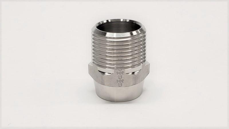 Butt-Weld Hose Connector Male NPT