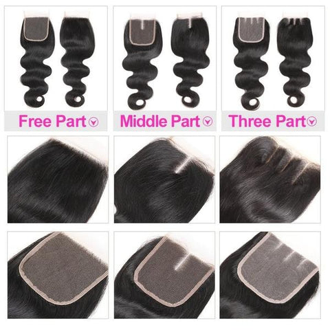 5x5 Lace Closure Human Hair Wigs