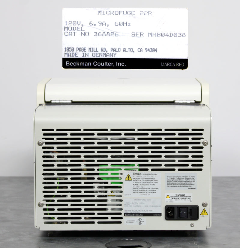 贝克曼库尔特微容22R冷冻计算机离心W/F241.5P