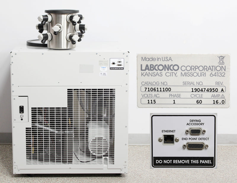 Labconco自由区6L-84C控制台冻结打字器w/12端打字